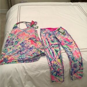 NWT Lilly Pulitzer luxletic set size small